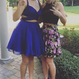 Blue homecoming dress 2 piece